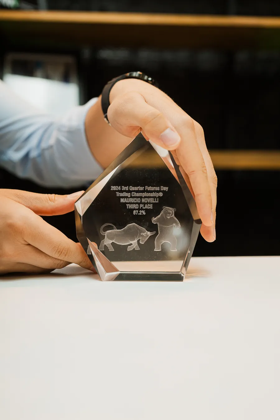 Trofeo de competencia internacional de trading